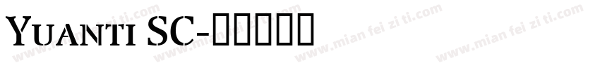 Yuanti SC字体转换